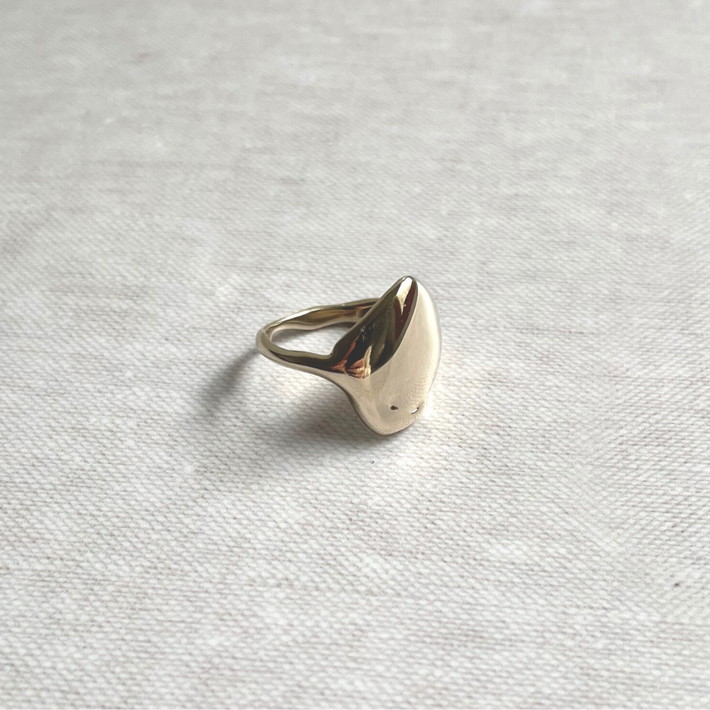 Species by the Thousands brass signet ring.