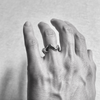 Species by the Thousands Ramble ring in brass on hand..